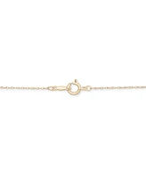 Macy's Diamond Pendant 18" Necklace (1/2 ct. t.w.) in 14k Yellow Gold