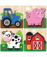 Masterpieces Farm Chunky Wood Puzzles