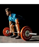 ProsourceFit Color Training Bumper Plate 55 lb, Red
