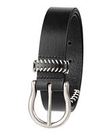 Levi's Women's Western Genuine Leather Contrast Stitch Belt