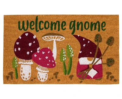 Liora Manne' Natura Welcome Gnome 1'6"x2'6" Area Rug
