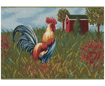 Liora Manne' Esencia Rooster Farm 2'5"x3'11" Area Rug