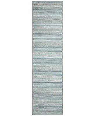 Liora Manne' Miranda Tweed Stripe 1'11"x7'6" Runner Area Rug