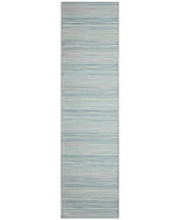 Liora Manne' Miranda Tweed Stripe 1'11"x7'6" Runner Area Rug