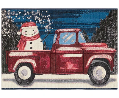 Liora Manne' Esencia Truck Load of Cheer 2'5"x3'11" Area Rug