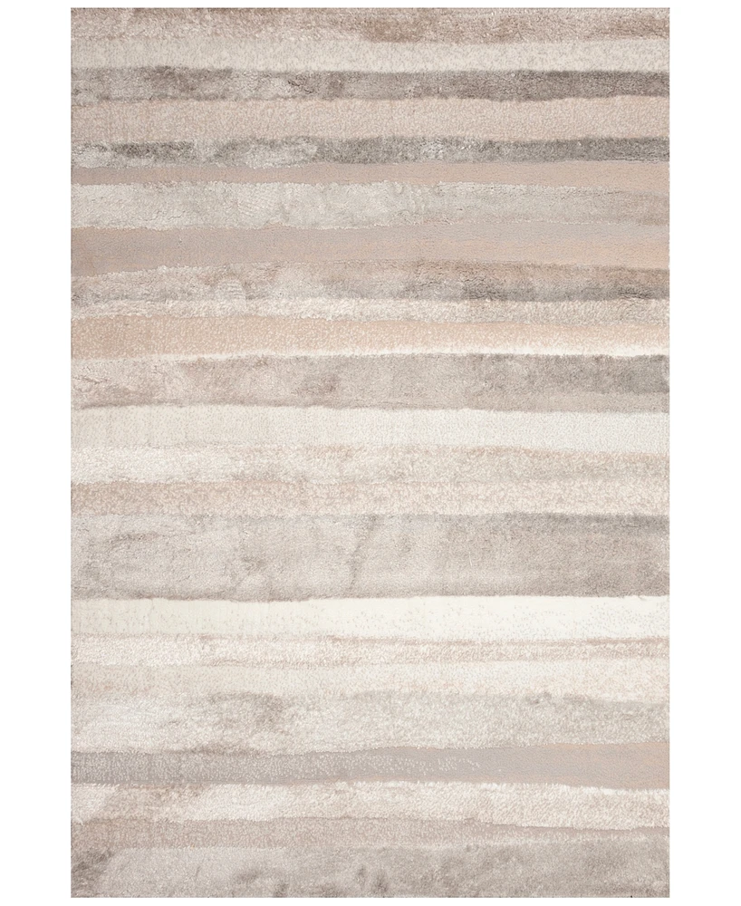Liora Manne' Fiord Stripe 7'10"x9'10" Area Rug
