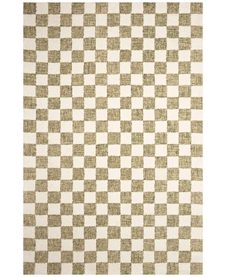 Liora Manne' Savannah Checkerboard 5'x7'6" Area Rug