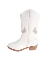 Kensie Girl Little Kids Zip-Up Cowgirl Boots