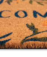 Liora Manne' Natura Floral Welcome 2'x3' Area Rug
