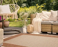 Liora Manne' Roma Border 7'10"x9'10" Area Rug