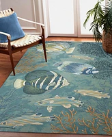 Liora Manne' Marina Fish 6'6"x9'4" Area Rug