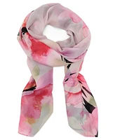 Calvin Klein Sunset Floral Chiffon Wrap