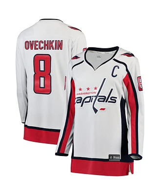 Fanatics Women's Alexander Ovechkin White Washington Capitals Breakaway Player Jersey