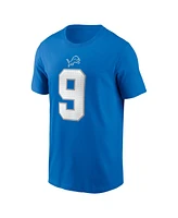 Nike Men's Jameson Williams Blue Detroit Lions Name Number T-Shirt