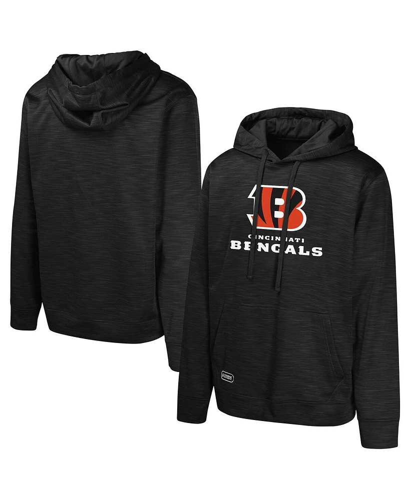 Outerstuff Men's Black Cincinnati Bengals Streak Fleece Pullover Hoodie