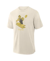 Fanatics Men's Cream Pittsburgh Steelers Slub T-Shirt