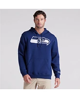 Fanatics Men's Navy Seattle Seahawks Legacy Fleece Pullover Hoodie