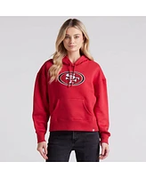 Fanatics Women's Scarlet San Francisco 49ers Legacy Fleece Pullover Hoodie