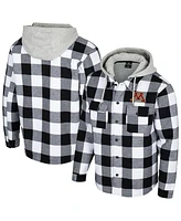 Colosseum Men's Black/White Minnesota Golden Gophers Buffalo Plaid Full-Zip Jacket