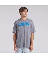 Fanatics Men's Heather Gray Detroit Lions Tri-Blend T-Shirt