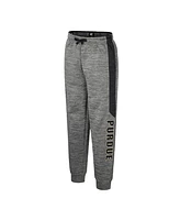 Colosseum Big Boys and Girls Heather Gray Purdue Boilermakers Fleece Pants