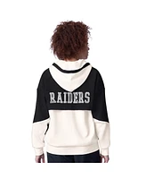 Starter Women's White Las Vegas Raiders Scrimmage Full-Zip Hoodie