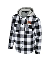 Colosseum Men's Black/White Minnesota Golden Gophers Buffalo Plaid Full-Zip Jacket