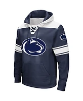 Colosseum Men's Navy Penn State Nittany Lions Big Tall Hockey Lace-Up Pullover Hoodie