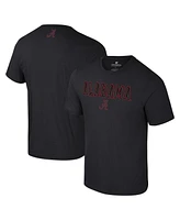 Colosseum Men's Black Alabama Crimson Tide Color Pop Active Blend T-Shirt