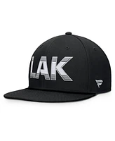 Fanatics Men's Black Los Angeles Kings Authentic Pro Rink Snapback Hat