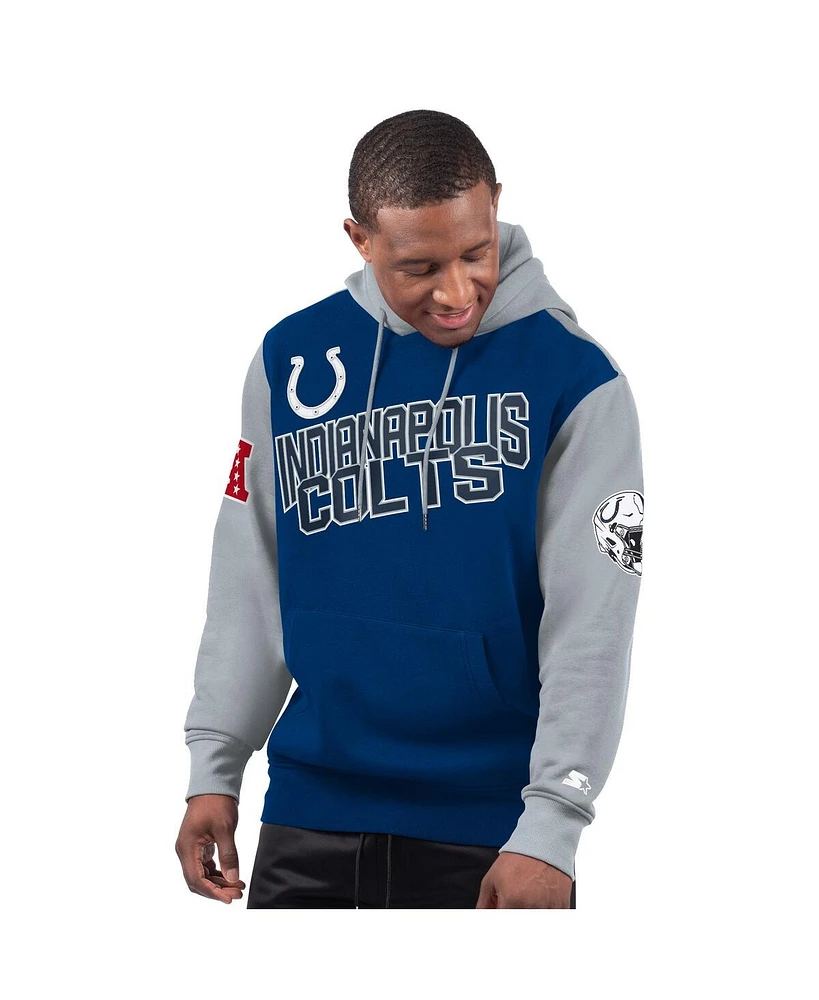 Starter Men's Royal Indianapolis Colts Extreme Pullover Hoodie