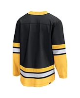 Fanatics Men's Black Boston Bruins 100th Anniversary Premier Breakaway Jersey