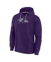 Fanatics Men's Purple Baltimore Ravens Elements Pace Fleece Pullover Hoodie