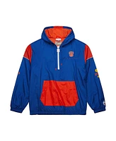 Mitchell & Ness Men's and Women's Blue New York Knicks Hardwood Classics Team Og 3.0 Anorak Half-Zip Windbreaker Jacket