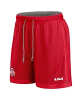 Nike Men's Scarlet/Heather Gray Ohio State Buckeyes Player Reversible Shorts