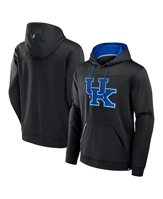 Fanatics Men's Black Kentucky Wildcats Defender Dot Faded Primary Pullover Hoodie