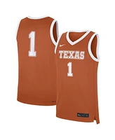 Nike Men's 1 Texas Orange Texas Longhorns Road Replica Jersey