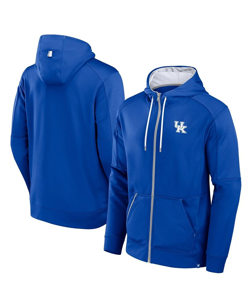 Fanatics Men's Royal Kentucky Wildcats Defender Full-Zip Hoodie