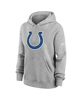 Nike Women's Heather Gray Indianapolis Colts Club Fleece Pullover Hoodie