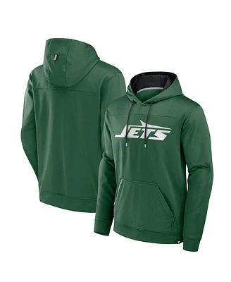 Fanatics Men's Green New York Jets Defender Pullover Hoodie