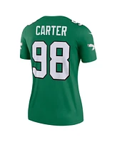 Nike Women's Jalen Carter Kelly Green Philadelphia Eagles Alternate Legend Player Performance Top