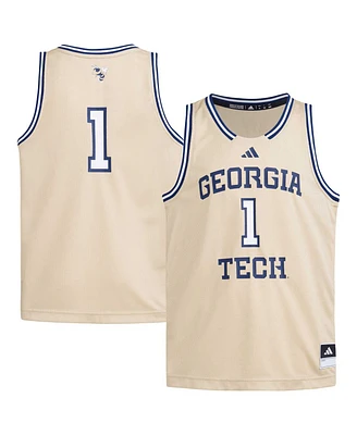 Adidas Big Boys and Girls 1 Gold Georgia Tech Yellow Jackets Swingman Jersey