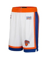 Nike Men's White New York Knicks 2024/25 City Edition Swingman Shorts