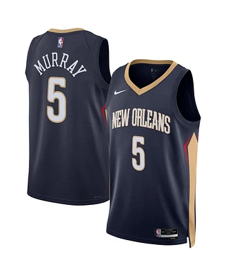 Nike Men's and Women's Dejounte Murray Navy New Orleans Pelicans 2024 Offseason Addition Swingman Jersey