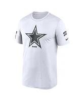 Nike Men's White Dallas Cowboys 2024 Salute To Service Legend Performance T-Shirt