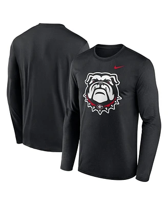 Nike Men's Black Georgia Bulldogs Primetime Alternate Logo Legend Long Sleeve T-Shirt