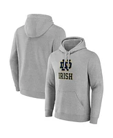 Fanatics Men's Gray Notre Dame Fighting Irish Fleece Pullover Hoodie