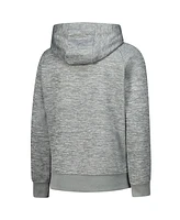 Nike 3BRAND by Russell Wilson Big Boys and Girls Gray All Day Performance Raglan Pullover Hoodie