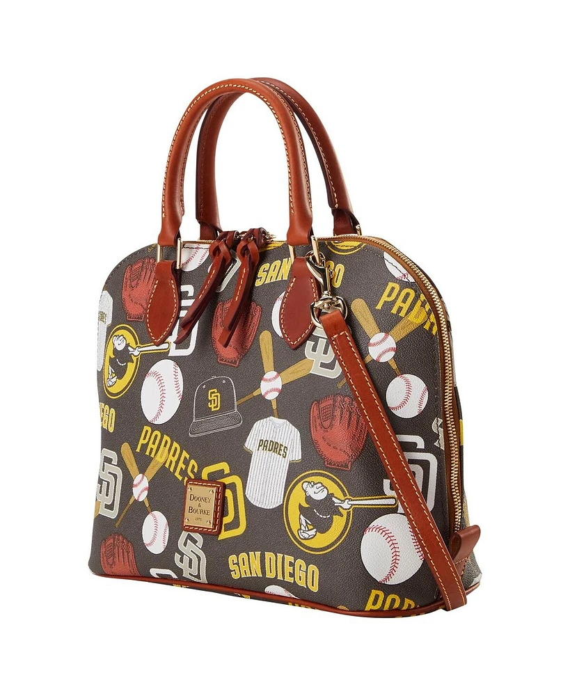 Dooney & Bourke San Diego Padres Game Day Zip Satchel