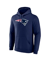 Fanatics Men's Navy New England Patriots Primary Logo Fleece Pullover Hoodie